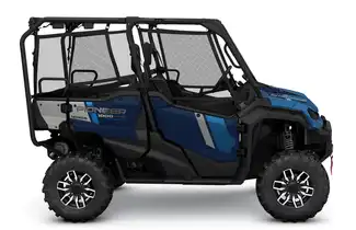 Couple on a scooter near the beach